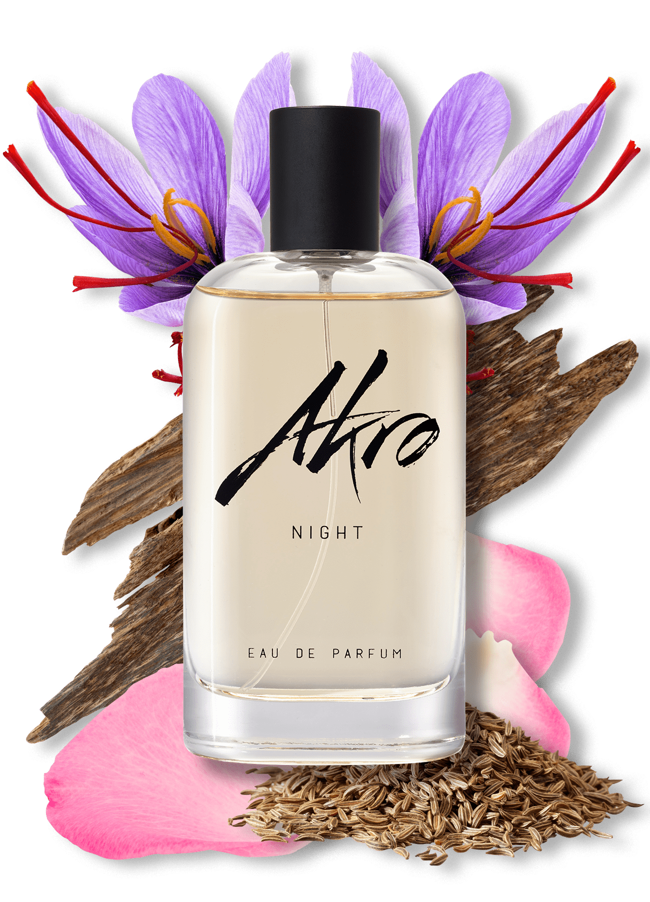 akro night bottle eau de parfum - sensual perfumes